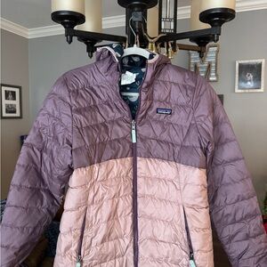 Patagonia Purple and Pink Quilted Jacket
